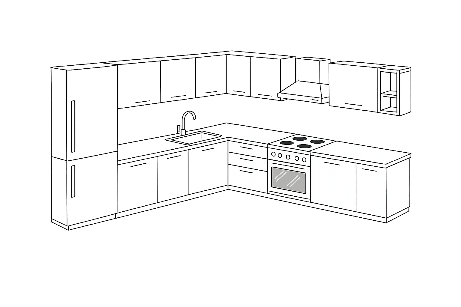 Угловая кухня